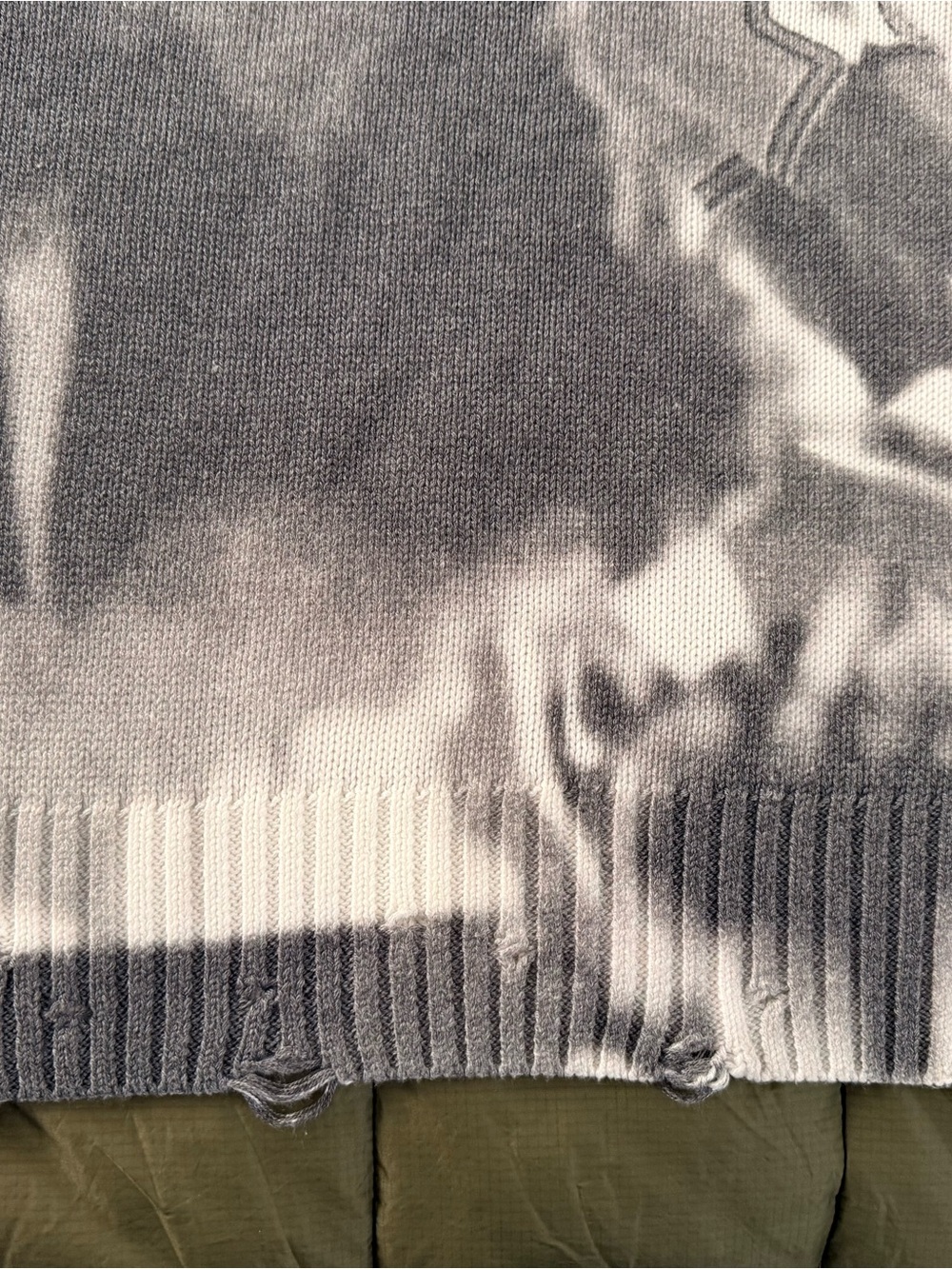 Jordan/Nike Black & White Air Jordan Graphic Crewneck Sweater - Picture 5 of 13